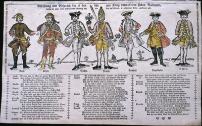 Copy and Discussion of the Nations Currently at War, c.1760